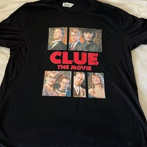 Clue movie extra large black T-shirt